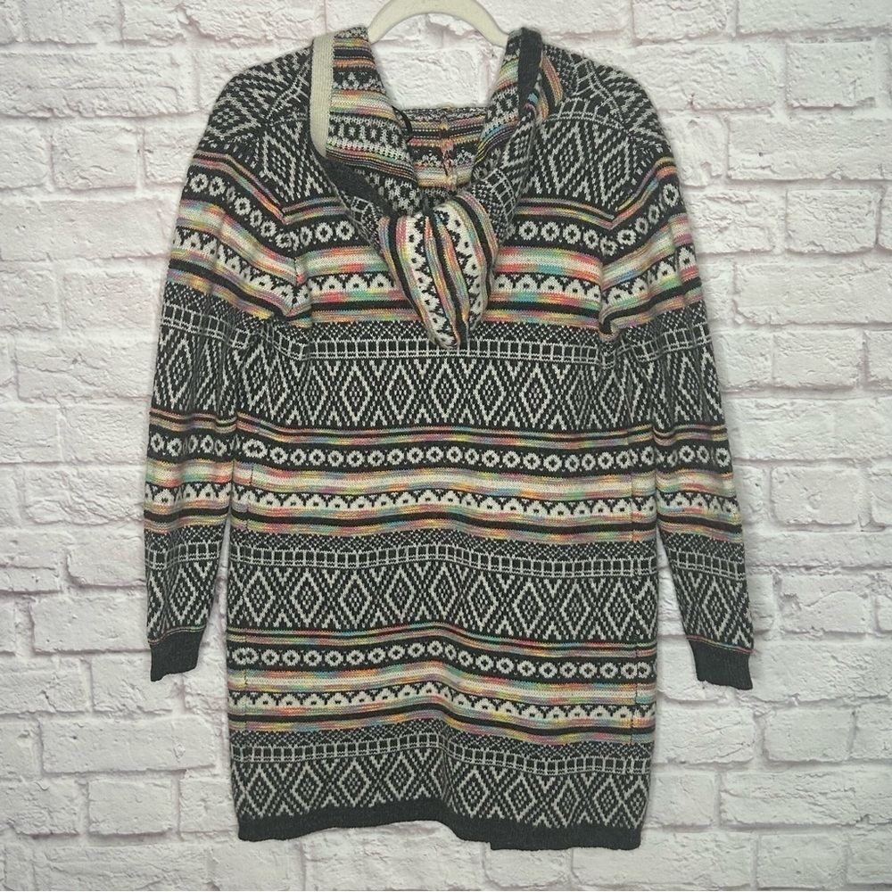 Monteau Multicolor Patterned Sweater - Picture 6 of 12